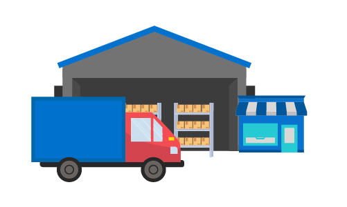 Camioneta transfiriendo inventarios
